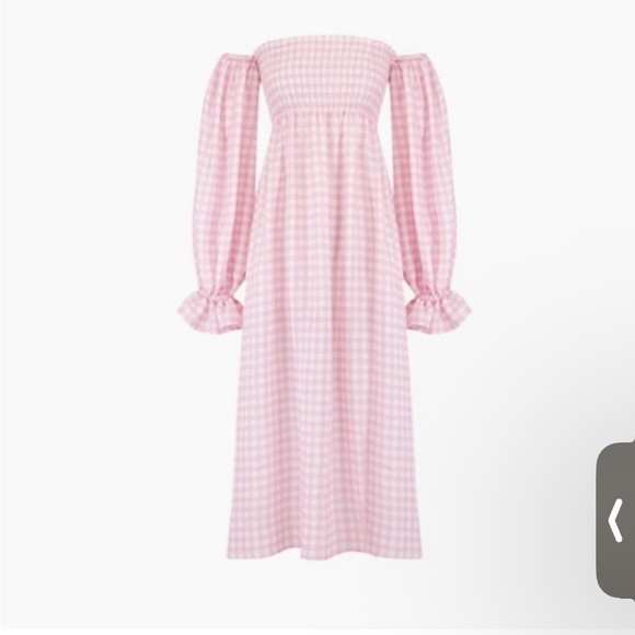 Sleeper midi gingham dress - Picture 4 of 8